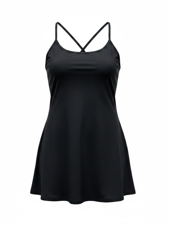 HALARA Other - HALARA Black Crisscross Built-in Bra Dress XL